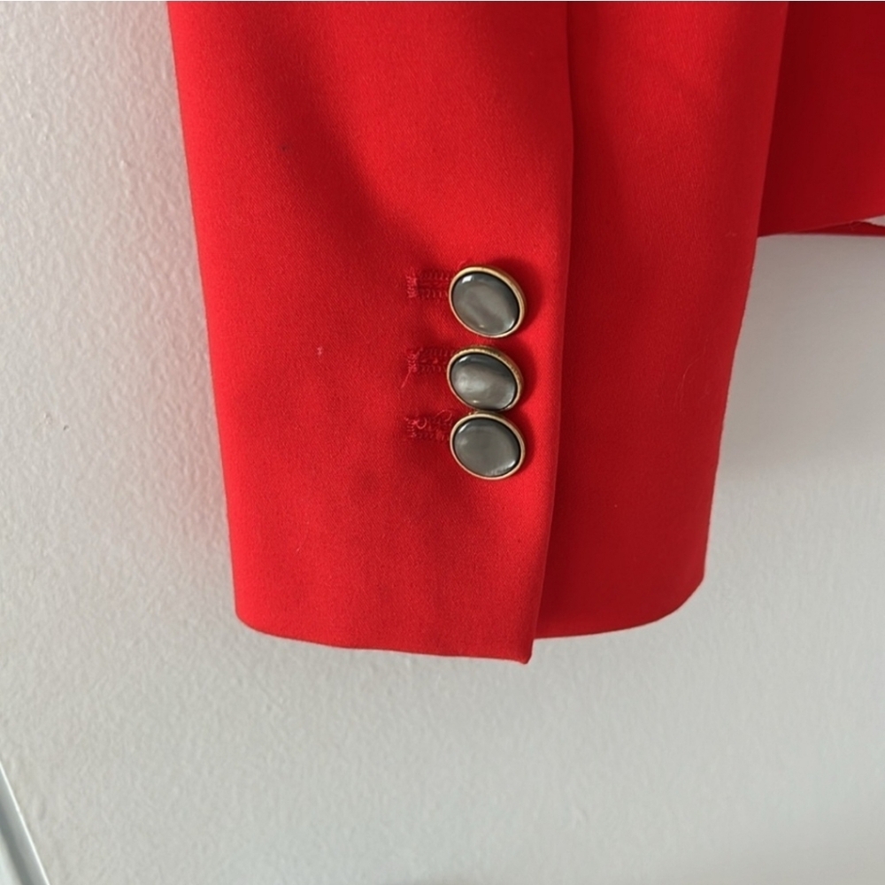 Zara Basic, Puff Sleeve Blazer, Small - image 5